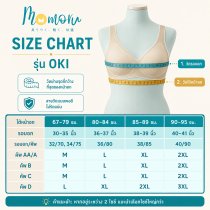 OKI เจลลี่บราไร้โครง อก 30-40 นิ้ว ไซส์ M-2XL
