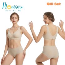 Oki Plus Panties กางเกงในไร้ขอบ เอวกลาง – สำหรับสาวพลัสไซส์ ใส่สบาย ไม่บาดผิว