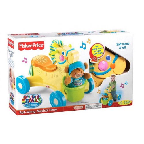 Fisherprice Fisher Price-รถขาไถ ( Roll Along Musical Pony)