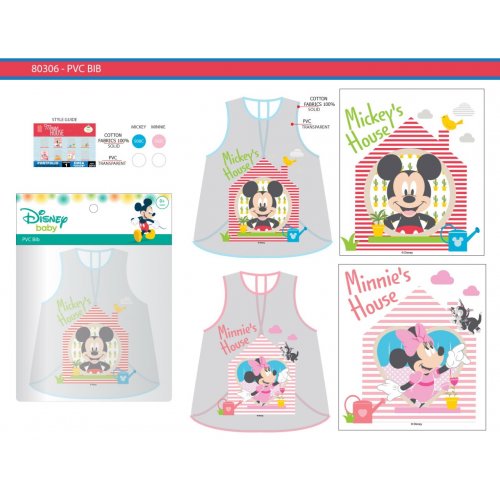Disney-Intervision ผ้ากันเปื้อน (แบบยาว) Non-toxic PVC