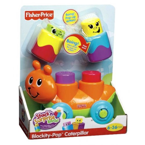 Fisherprice Stack n Surprise  Blocks Blockity-Pop Caterpillar