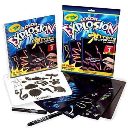 Crayola ชุดสีเมจิกคัลเลอร์เอ็กโพลชั่นแบล็คเอ็กตรีม