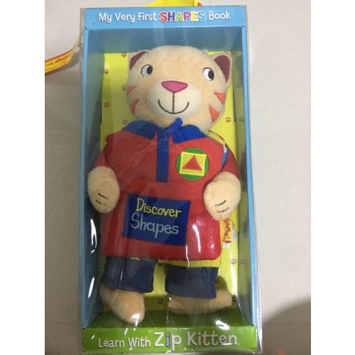 Soft Play Learn Tith Zip Kitten Shapes Book