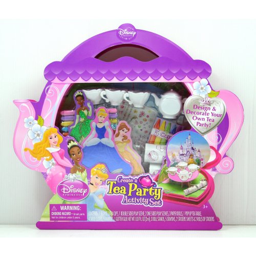 Disney-Kiddo Princess Creat A Tea Party Activity Set