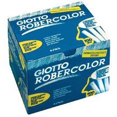 Giotto Be-Be ชอล์คเขียนกระดานไร้ฝุ่นสีขาว แพค 100 แท่ง