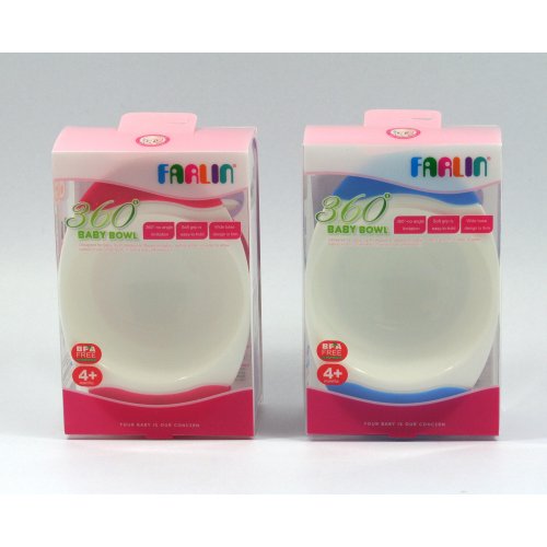 Farlin ชามก้นดูดใส่อาหารสำหรับเด็ก (คละสี)