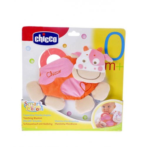 Chicco ตุ๊กตาผ้ากัดลายวัว