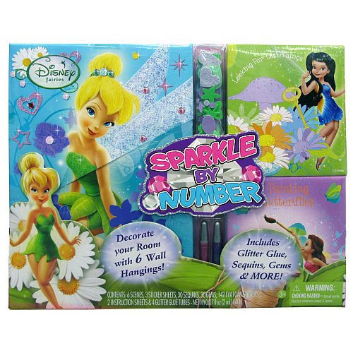 Disney-Kiddo Fairies Sparkle By Number