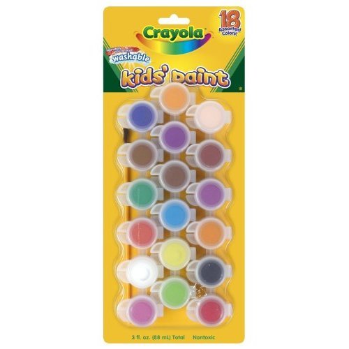 Crayola สีน้ำ 18สีพร้อมพู่กัน