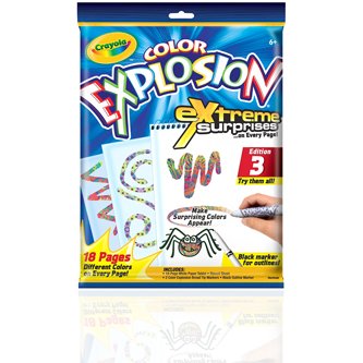 Crayola ชุดสีเมจิกคัลเลอร์เอ็กโพลชั่นไวท์เอ็กตรีม