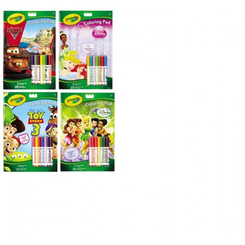 Crayola ชุดกระดาษวาดรูปพร้อมสีเมจิกดิสนีย์
