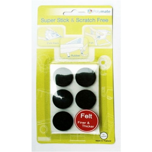 Polymate แผ่นสักหลาดรองอุปกรณ์  25x3 mm.