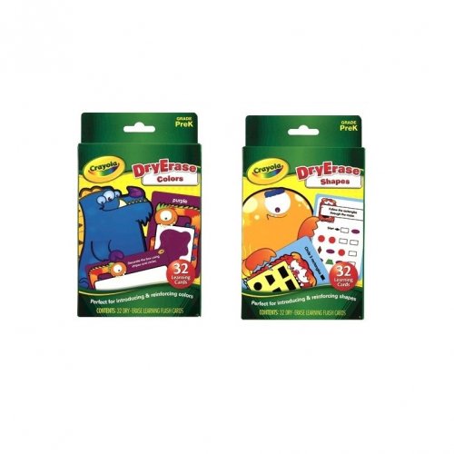 Crayola การ์ดระบายสีสำหรับสีไวท์บอร์ด