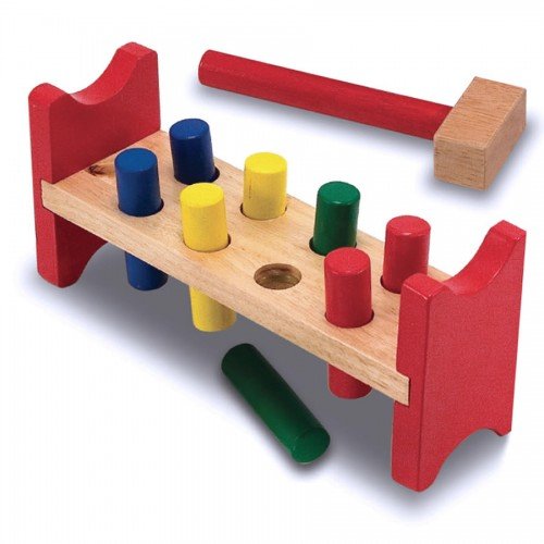Melissa and Doug ที่ตอกหมุดหลากสี