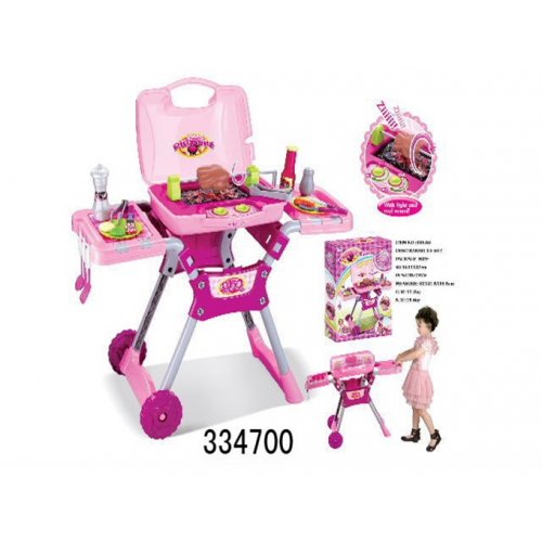HUILE TOYS ของเล่นเสมือนจริง ชุดบาร์บีคิว BBQ