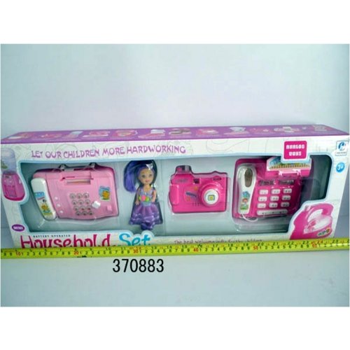 HUILE TOYS ชุดเครื่องแคชเชียร์+กล้องถ่ายรูป