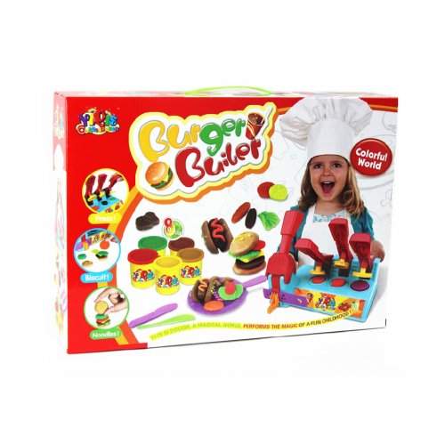 MOM2KIDS ชุดแป้งโดว์เบอร์เกอร์