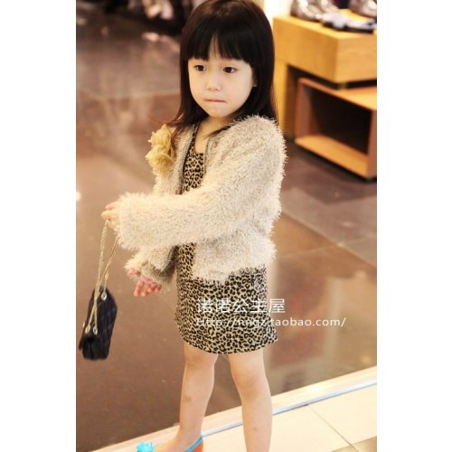 MOM2KIDS เสื้อคลุมขนฟู(ผ้านิ่มมาก)-Size 130