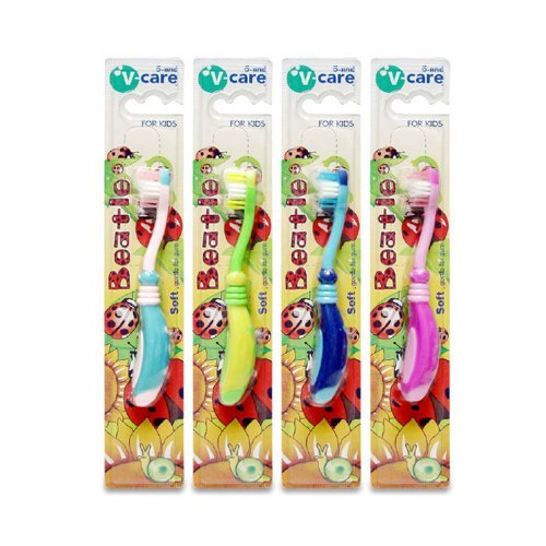 V-Care แปรงสีฟันเด็ก BEATLE(คละสี) แพค 1 ชิ้น