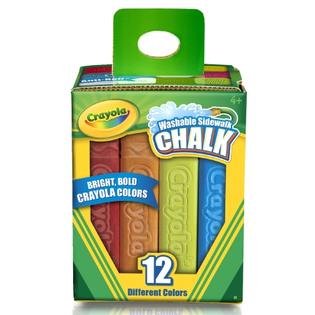 Crayola สีชอล์กแท่งใหญ่ 12 แท่ง