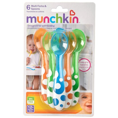 Munchkin ชุดช้อน ส้อม แพค 6 ชิ้น