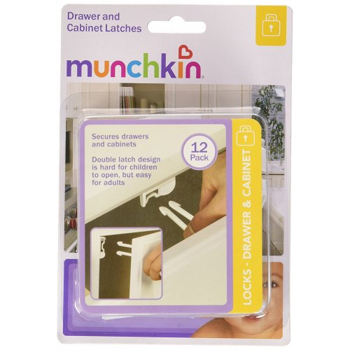 Munchkin อุปกรณ์ล็อคประตู ตู้ ลิ้นชัก แพค 12 ชิ้น