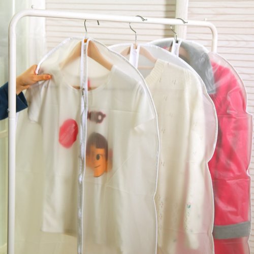 2home ถุงคลุมสูท ถุงคลุมเสื้อ กันฝุ่น ขนาด 60*137 cm