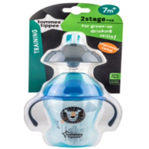 Tommee Tippee ถ้วยหัดดื่มพร้อมหลอดดูด 2 in 1 ขนาด 230 มล.