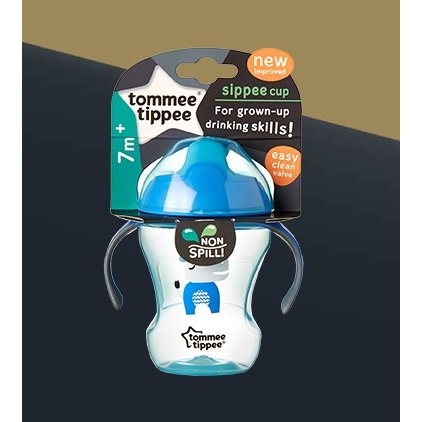 Tommee Tippee ถ้วยหัดดื่มพร้อมด้ามจับ 230 มล.(รุ่นใหม่)