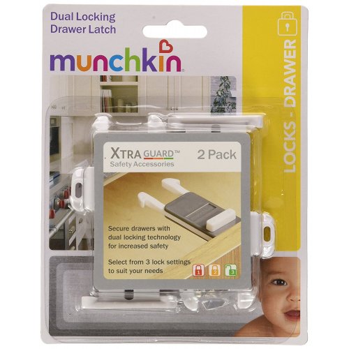 Munchkin อุปกรณ์ล็อคลิ้นชัก แพค 2