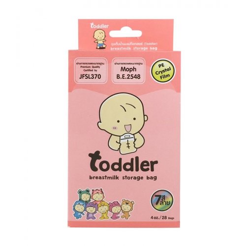 Toddler ถุงเก็บน้ำนม ท๊อตเลอร์แฟมีลี่ 4 oz จำนวน 28 ใบ