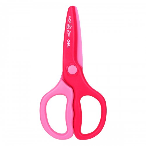 Deli กรรไกรพลาสติกปลอดภัยสำหรับเด็ก 120mm.