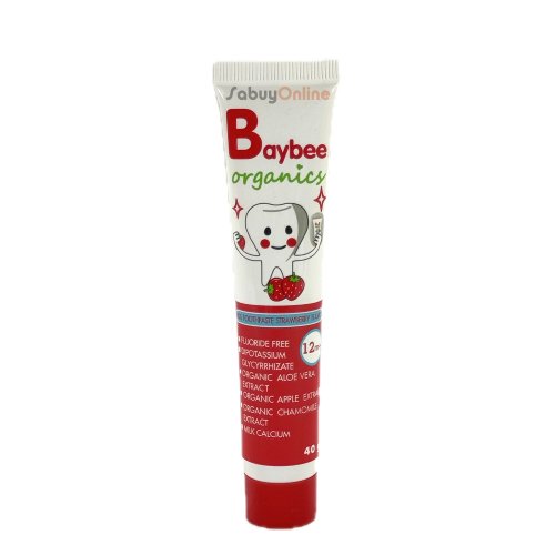BayBee Instyle ยาสีฟันเด็ก ออร์แกนิค 40g. ปราศจากฟลูออไรด์