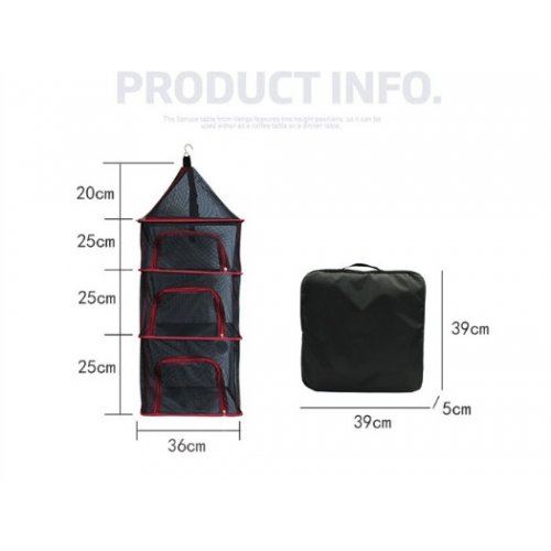 Red Maple  ตาข่ายแขวนเก็บอาหาร 3 ชั้น