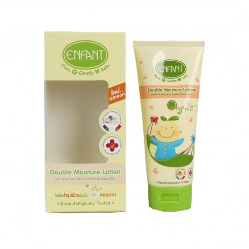 Enfant ออแกนิค พลัส ดับเบิ้ล มอยส์เจอร์ โลชั่น แบบหลอด 200 มล.