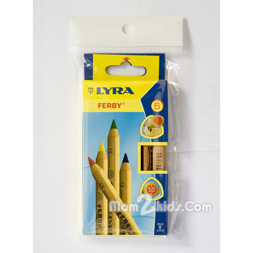 LYRA สีไม้ Ferby แท่งสั้น 6 สี